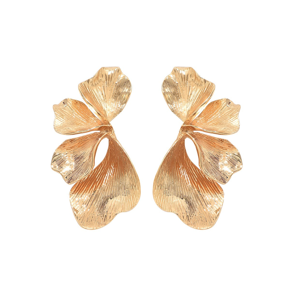 Ginkgo Leaf Statement Earrings