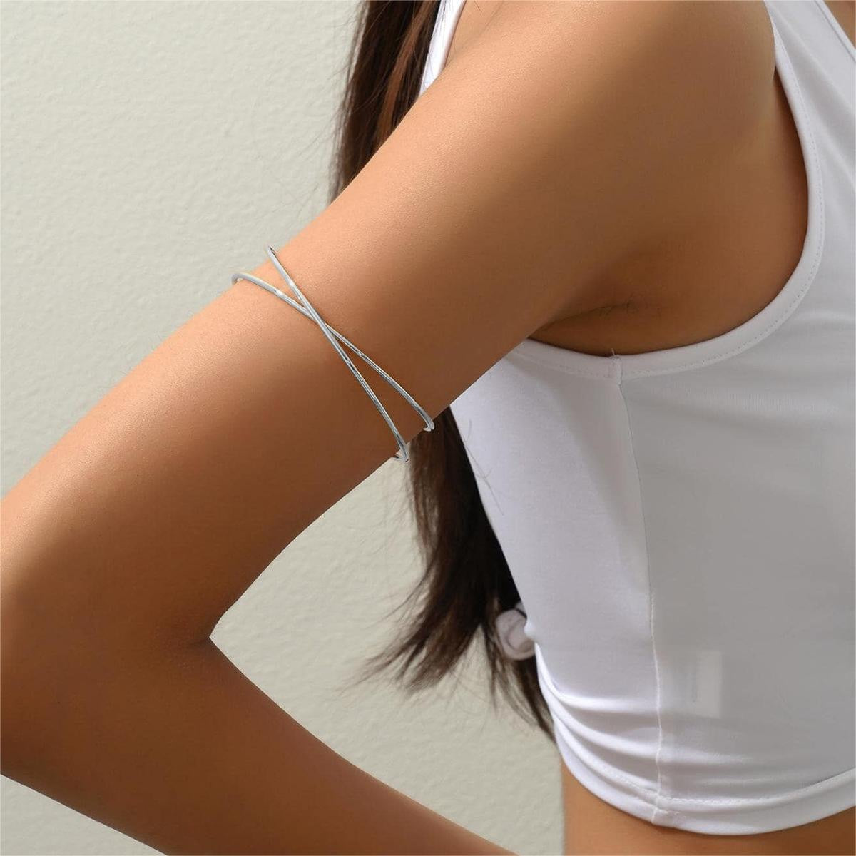 Crossed Wire Arm Cuff