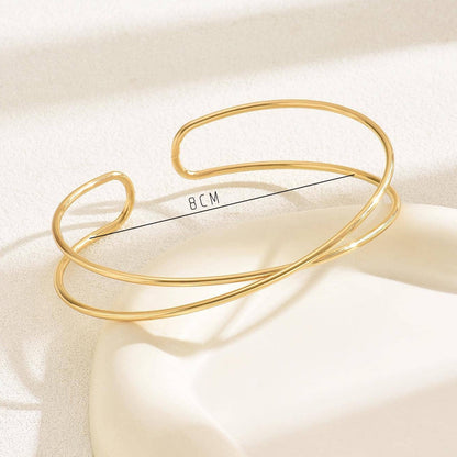 Crossed Wire Arm Cuff